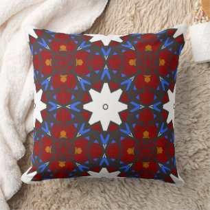 Volume four's kaleidoscope art twenty-six throw pillow