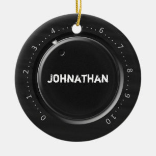 Volume Knob Custom Name Ornament