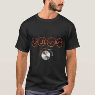 Volume Knob Synthesizer Analogue Synth Wave T-Shirt