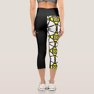 Volume one's kaleidoscope art sixteen capri leggings