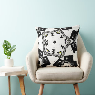 Volume one's kaleidoscope art thirteen throw pillow