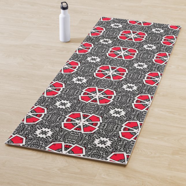 Volume sixteen's kaleidoscope art five yoga mat (In Situ)