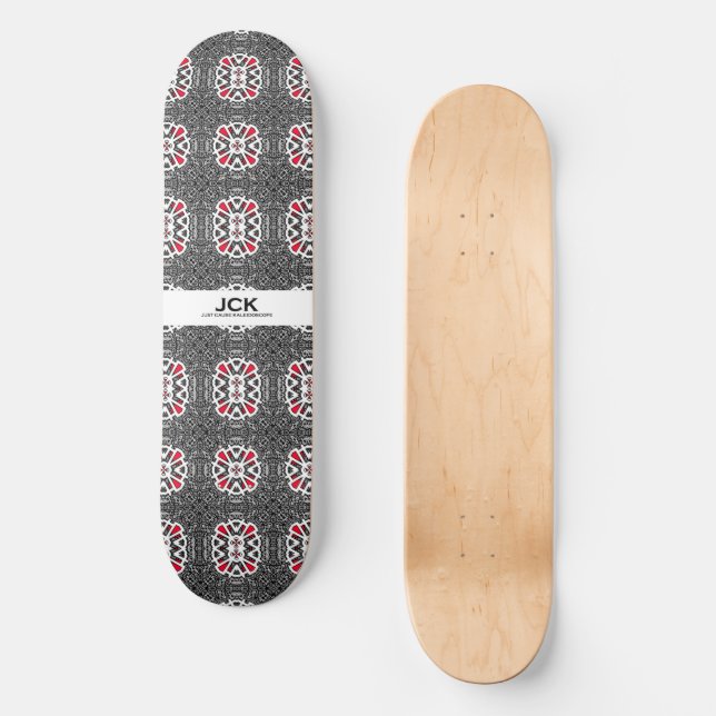 Volume sixteen's kaleidoscope art one skateboard (Front)