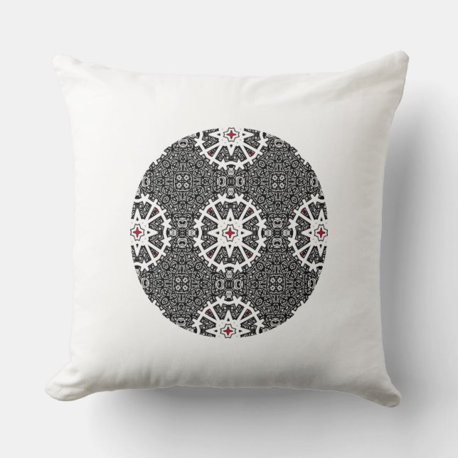 Volume sixteen's kaleidoscope art thirty-five throw pillow (Front)