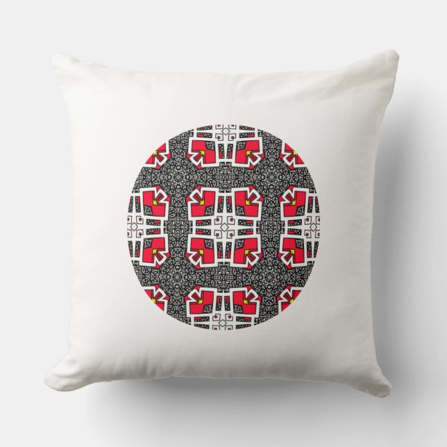 Volume sixteen's kaleidoscope art thirty-one throw pillow (Front)