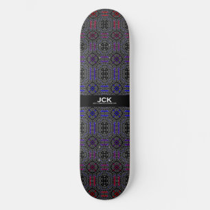 Volume thirteen's kaleidoscope art seven skateboard