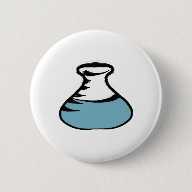 Volumetric Flask 2 Inch Round Button (Front)
