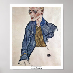 Voluntary Private By Schiele Egon Poster