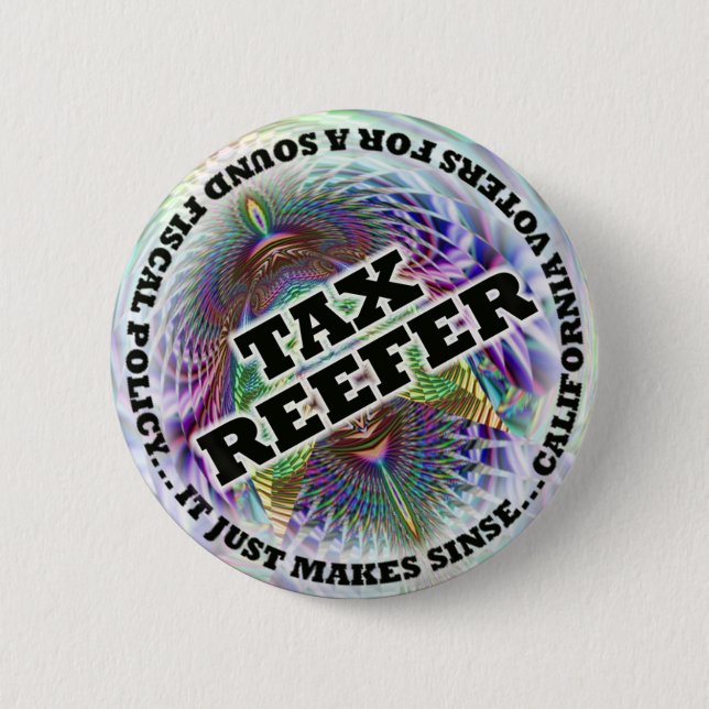 Voluntary TAX, let Smokers Pay... 2 Inch Round Button (Front)