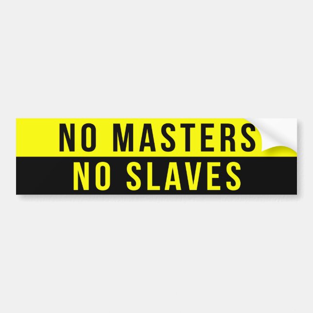 Voluntaryism Bumper Sticker (Front)