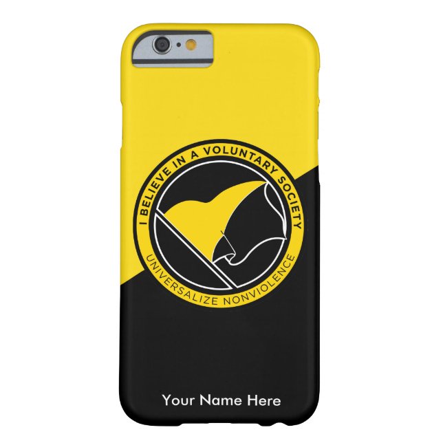 Voluntaryist Case-Mate iPhone Case (Back)