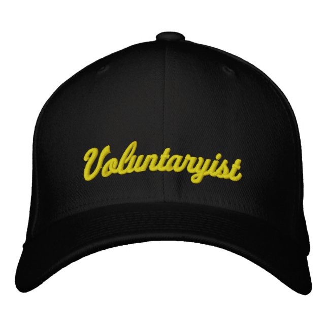 Voluntaryist Embroidered Hat (Front)