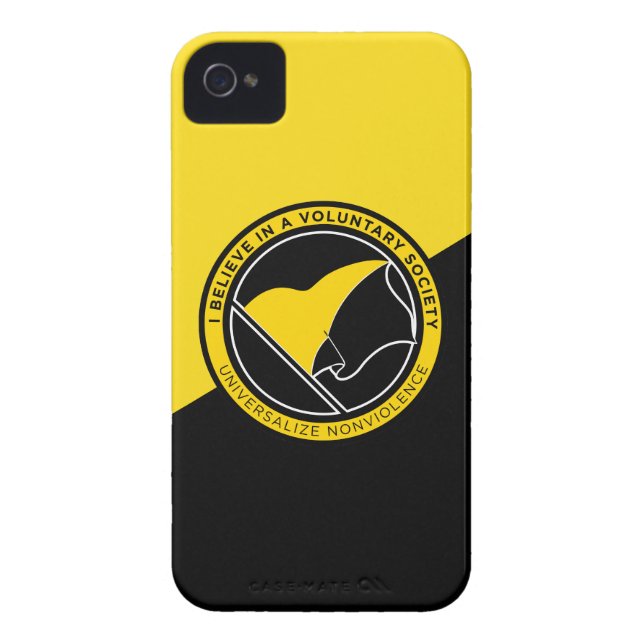 Voluntaryist iPhone 4/4S Case-Mate ID Case (Back)