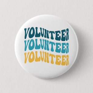 Volunteer 2 Inch Round Button