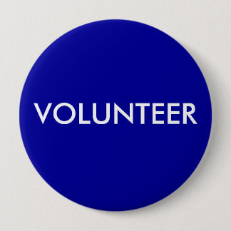 VOLUNTEER 4 INCH ROUND BUTTON