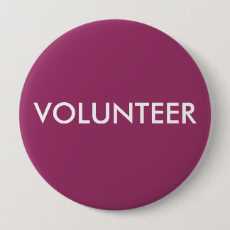 VOLUNTEER 4 INCH ROUND BUTTON