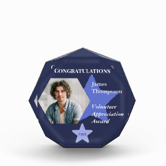 Volunteer Appreciation Award Keepsake Photo