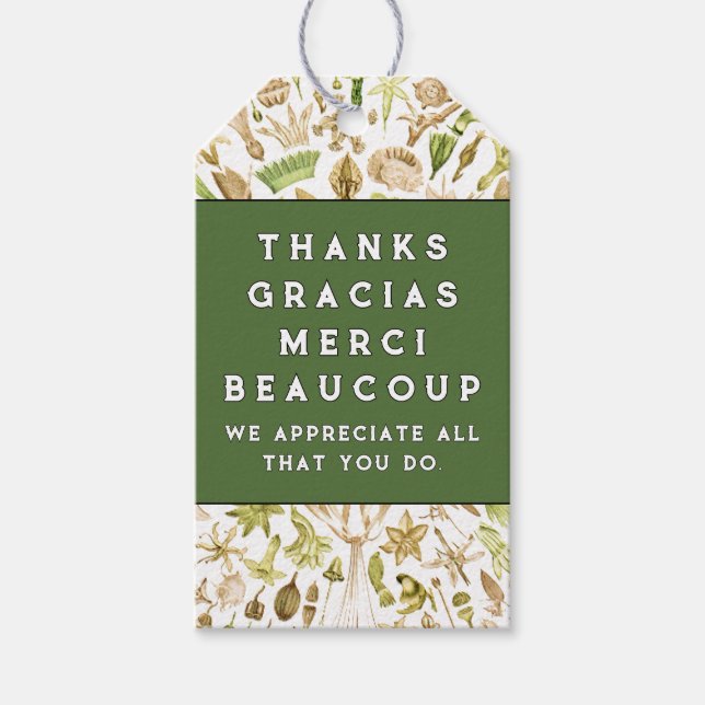 Volunteer Appreciation Gift Tags (Front)