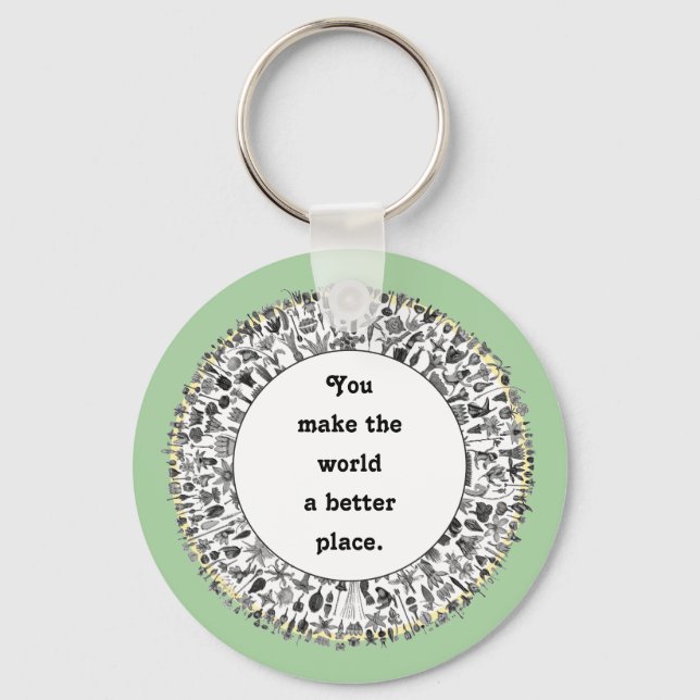 Volunteer Appreciation Gifts Keychain (Front)