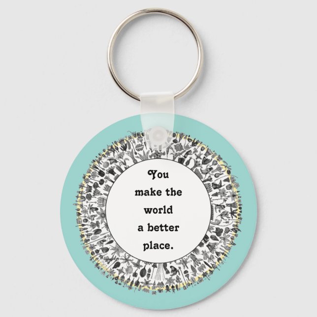 Volunteer Appreciation Gifts Keychain (Front)