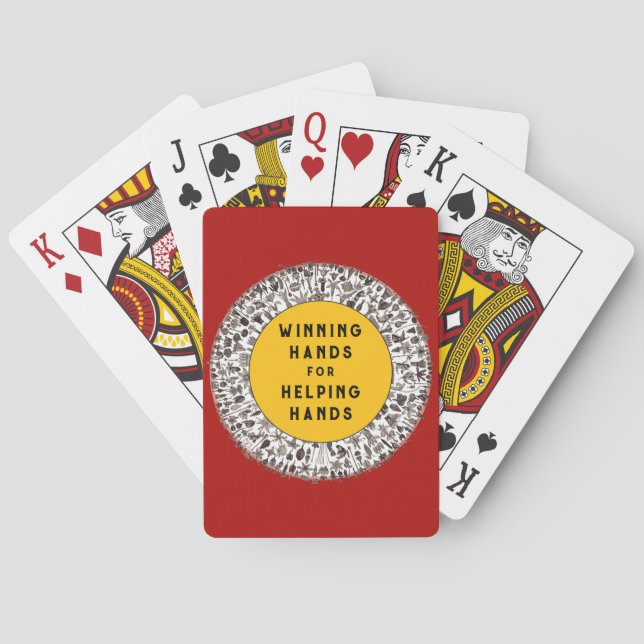 Volunteer Appreciation Gifts Playing Cards (Back)