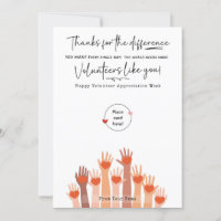 Volunteer Appreciation Week Gift Card Holder
