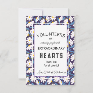 volunteer appreciation week pattern card