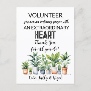 volunteer appreciation week postcard