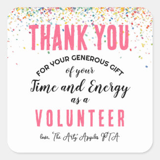 volunteer appreciation week sticker plaster