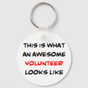 volunteer, awesome keychain
