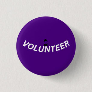 VOLUNTEER Badge Button