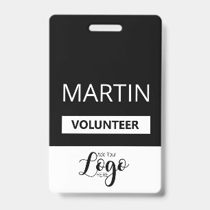 Volunteer Badge   Custom Name Tag