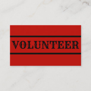 Volunteer Business Card