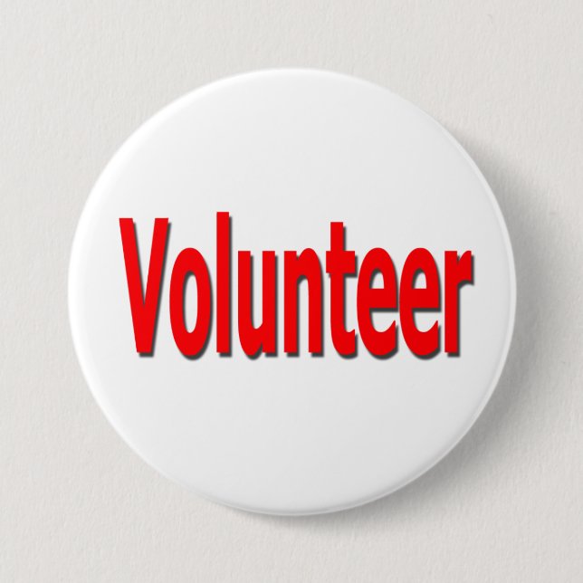 volunteer button (Front)
