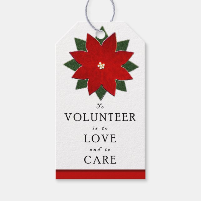 Volunteer Christmas Gift Tags (Front)