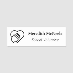 Volunteer Company / School Logo Name Tag