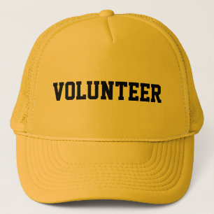 Volunteer Event Label Customized Trucker Hat