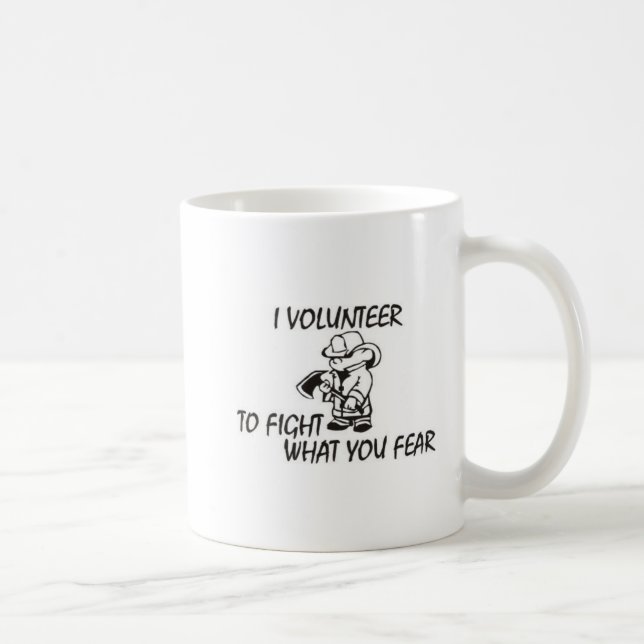 Volunteer Firefighter Coffee Mug (Right)