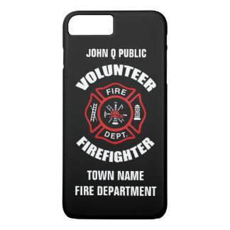 Volunteer Firefighter Name Template iPhone 8 Plus/7 Plus Case