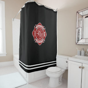 Volunteer Firefighter Shower Curtain