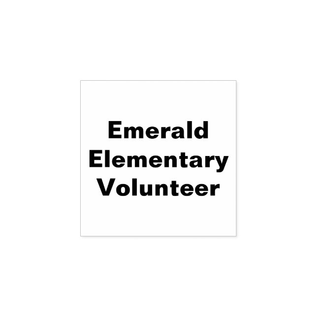Volunteer Hand Stamp (Imprint)