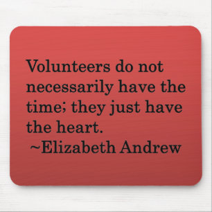 Volunteer Heart Mouse Pad
