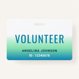 Volunteer ID Badge