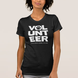 "Volunteer, LRAV" Ladies T-shirt (Black)
