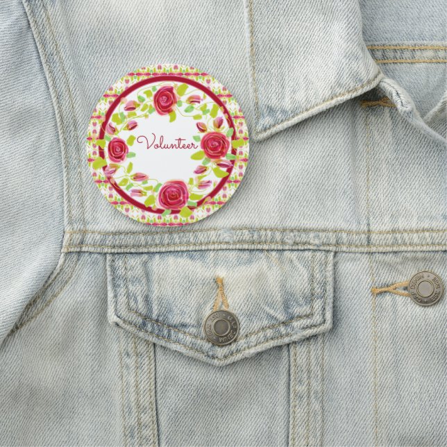 Volunteer Magnetic Name Badge (In Situ)