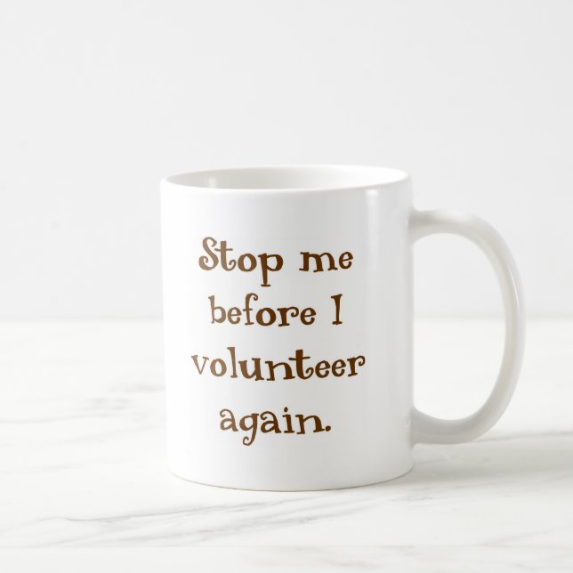 Volunteer Mug (Right)