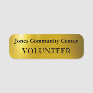 Volunteer Name Tag