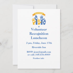Volunteer Recognition Luncheon Invite