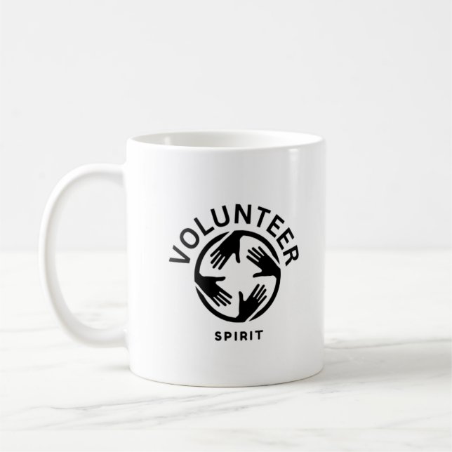 Volunteer Spirit  Coffee Mug (Left)