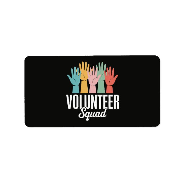 Volunteer Squad Label (Front)